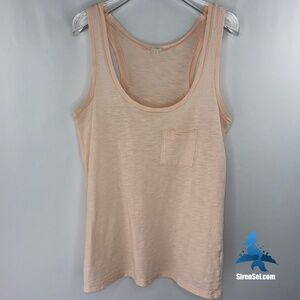 1168 J. Crew Pocket Tank - Size S - Blush Pink